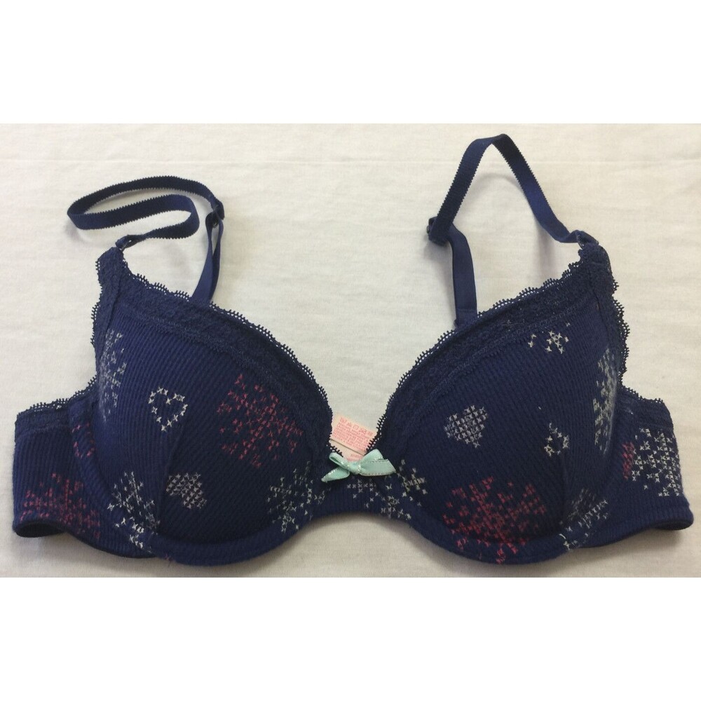 VICTORIA SECRET LINED DEMI WOMENS UNDERWIRE BRA SIZE 32B